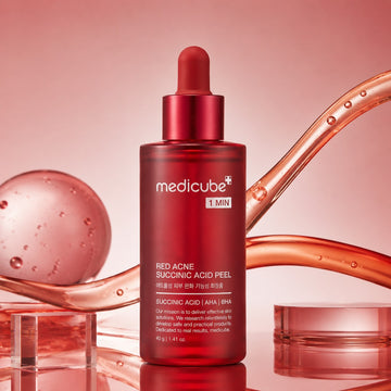 MEDICUBE Sérum Peeling Acide Succinique Anti-Acné Rouge 40g