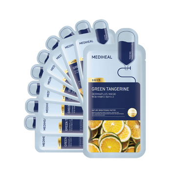Mediheal Dermaplus Green Tangerine Mask 22ml / 10pcs
