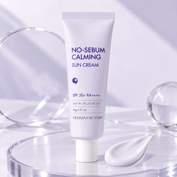 DERMA FACTORY No-Sebum Calming Sun Cream SPF50+ PA++++ 50g