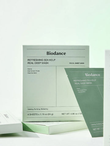Biodance Refreshing Sea Kelp Real Deep Mask 34g / 4pcs