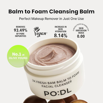 PO:DL 2X Fresh Bam Balm To Foam 130ml