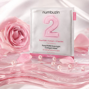 numbuzin No.2 Rose PDRN Overnight Collagen Mask 4 Sheets
