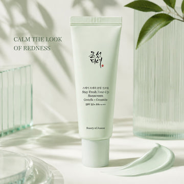 Beauty of Joseon Écran solaire rafraîchissant Green Sunscreen Tone Up Centella + Céramide 50 ml