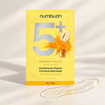 numbuzin No.5 Glutathione Vitamin Concentrated Mask 5 Sheets