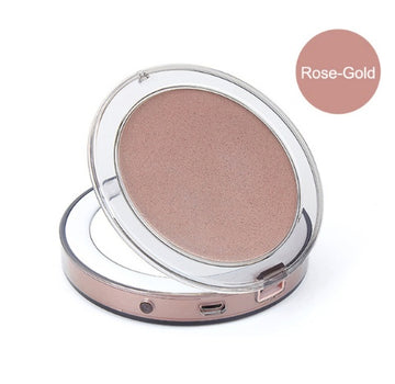 LED Compact Mirror with 3x Magnification