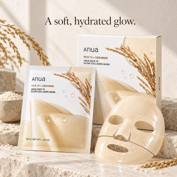 Mascarilla de arroz Anua 4 unidades