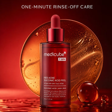 MEDICUBE Sérum Peeling Acide Succinique Anti-Acné Rouge 40g