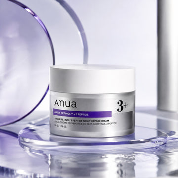 Crema de noche reparadora con retinol y 3 péptidos Anua 50g