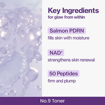 numbuzin No.9+ NAD+ PDRN Glow Boosting Toner 150ml-3