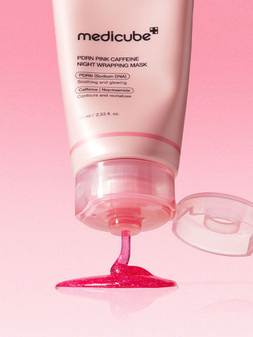 medicube PDRN Pink Caffeine Night Wrapping Mask 75ml-3