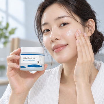 ROUND LAB Daily Hydration & Protect Trio – Cleanser, Cream & Sunscreen