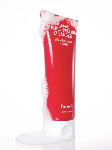 Parnell AHA Omija Ceramic Bubble Peeling Cleanser 180ml