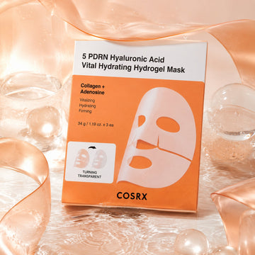 COSRX 5 PDRN Hyaluronic Acid Vital Hydrating Hydrogel Mask 3 Sheets