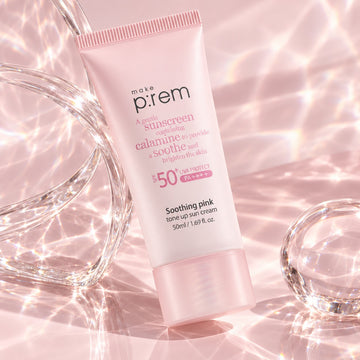 make p:rem Soothing Pink Tone Up Sun Cream 50ml