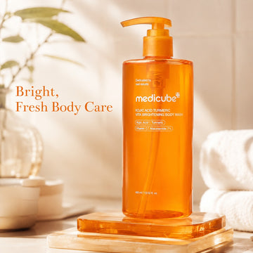 Gel Douche Éclaircissant Corps medicube Acide Kojique Curcuma Vita 400ml