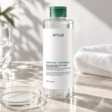 Agua de limpieza profunda Anua Heartleaf - 500g para una piel limpia y refrescante