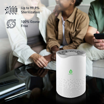 Clean Air & Aromatherapy Bundle – True HEPA Air Purifier, Essential Oil Diffuser & 6-Pack Essential Oils