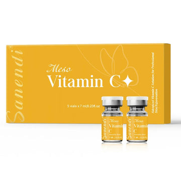 South Korea Sanendi Skin Care Vitamin C GSH Salmon DNA Skin Deep Moisturizing Repair Ampoule Face Essence Set 5x7ml Vials
