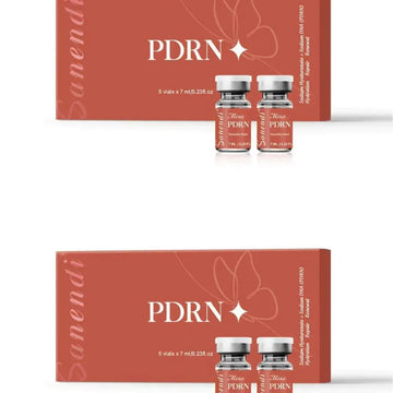 South Korea Sanendi Skin Care Vitamin C GSH Salmon DNA Skin Deep Moisturizing Repair Ampoule Face Essence Set 5x7ml Vials