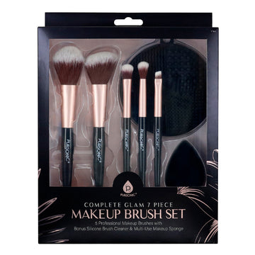 Complete Glam 7-Piece Makeup Brush Set