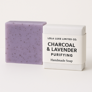 Charcoal & Lavender Purifying Handmade Soap