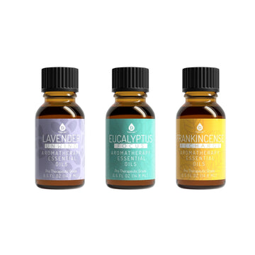 Aromatherapy Diffuser & Essential Oil Set -Ultrasonic Top 3 Oils