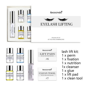 Pro Lash Lift Perming Eyelash Lifting Brow Lamination Kit Curling Eye lash Keratin Perming Lotion for Home Use