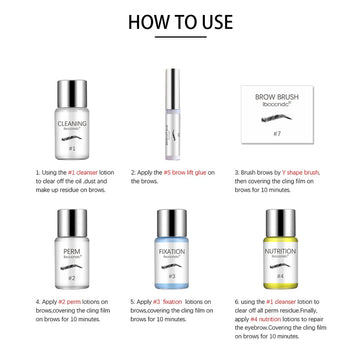 Pro Lash Lift Perming Eyelash Lifting Brow Lamination Kit Curling Eye lash Keratin Perming Lotion for Home Use