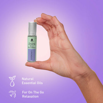 Lavender & Sea Salt Mist Spray + 5-Pack Essential Oil Rollerball Set