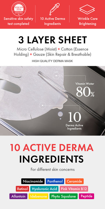 Active 80 Mask Sheet Allantoin