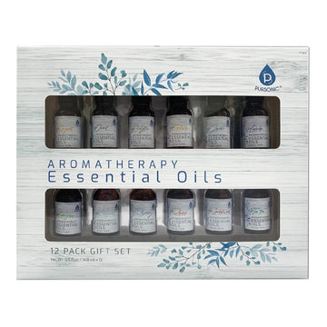 Clean Air & Aromatherapy Bundle – True HEPA Air Purifier with 12 Essential Oils