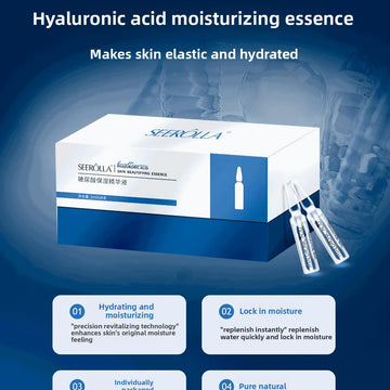 Hyaluronic Acid Serum Anti-Aging Moisturizing Shrink Pores Hydrating Whitening Essence For Microneedle Instruments Skin Care