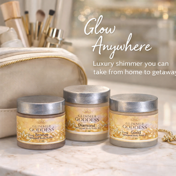 Organic Shimmering Whipped Body Butter Trio
