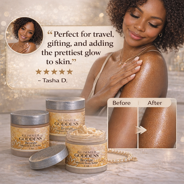 Organic Shimmering Whipped Body Butter Trio