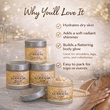 Organic Shimmering Whipped Body Butter Trio