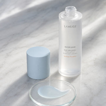 Laneige Water Bank Toner - Esencia de ácido hialurónico azul para piel normal a seca