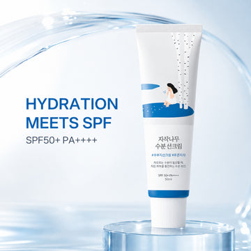 Crème solaire hydratante Birch Juice de Round Lab - Protection SPF50+
