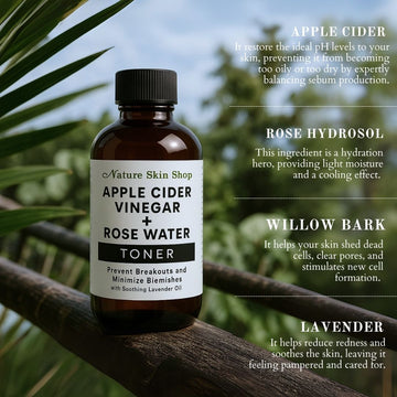 Balancing Apple Cider Vinegar & Rose Water Toner