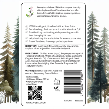 Evergreen Mist Natural Body Lotion