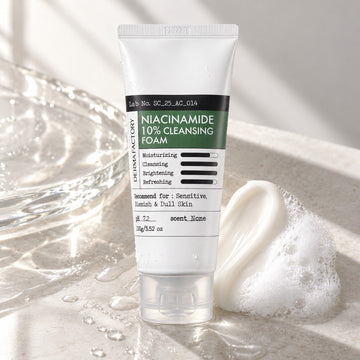 DERMA FACTORY Niacinamide 10% Cleansing Foam 100g