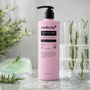 Shampooing Épaississant Rafraîchissant au Romarin et PDRN medicube 400ml
