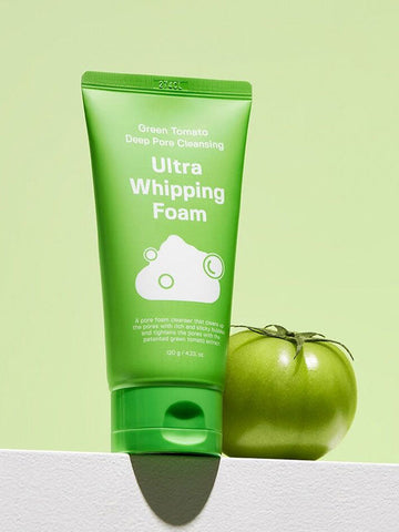 Sungboon Editor Green Tomato Deep Pore Cleansing Ultra Whipping Foam 120g