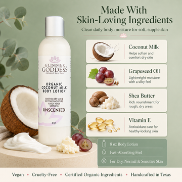 Organic Coconut Milk Body Lotion for Soft, Supple Skin