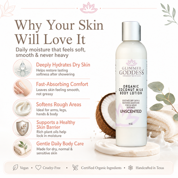 Organic Coconut Milk Body Lotion for Soft, Supple Skin