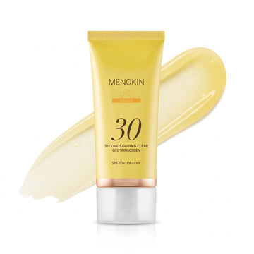 MENOKIN 30Seconds Glow and Clear Gel Sunscreen Bright SPF 50+ PA++++ 50ml