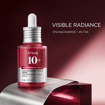 Sérum Anua à la niacinamide : Éclat, 10 % de niacinamide et 4 % de TXA