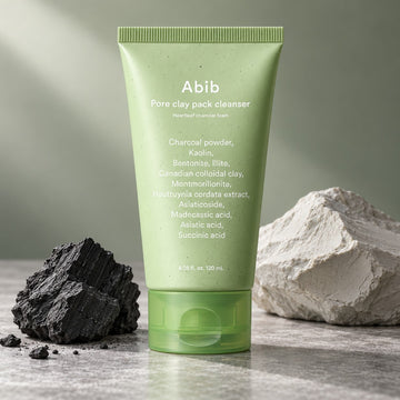 Abib Pore Clay Pack Cleanser Heartleaf Charcoal Foam 120ml