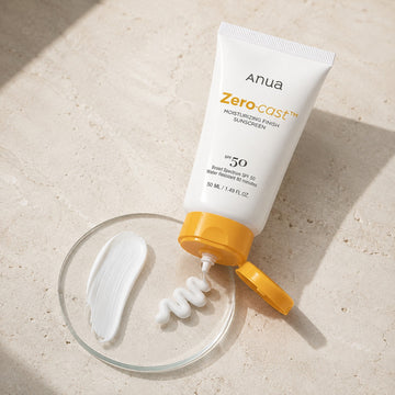 Protector solar Anua Zero-Cast Hidratante con Acabado Invisible 50ml