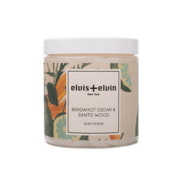 Bergamot Cedar & Santo Wood Blend Body Scrub with Dead Sea Salt 300ml