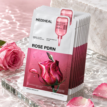 MEDIHEAL Rose PDRN Essential Mask 10 Sheets